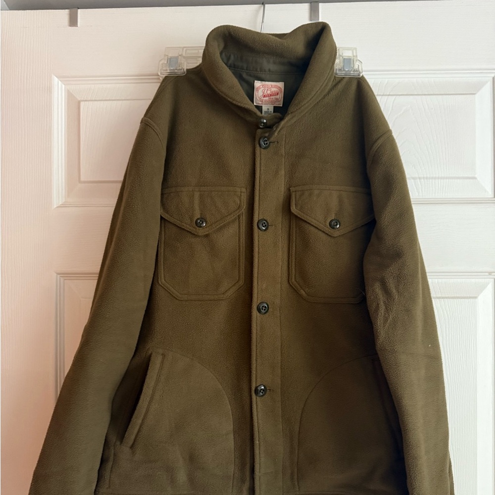 J Crew Fleece Hunting Shirt